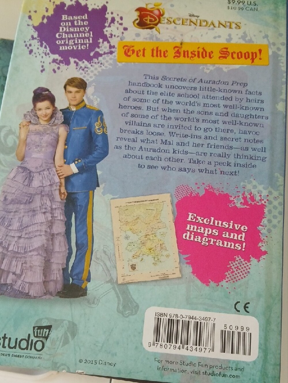 Disney Descendants Book Set 1, 2 & 3 + Secrets Of Auradon Prep + Pictures! - Picture 10 of 11